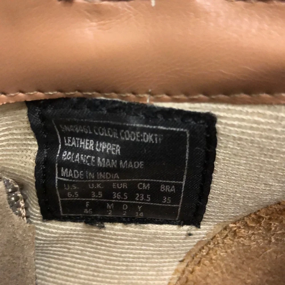 Skechers Women's Ankle Boots Dark Tan Suede Leather Side Zip Booties Size 6.5